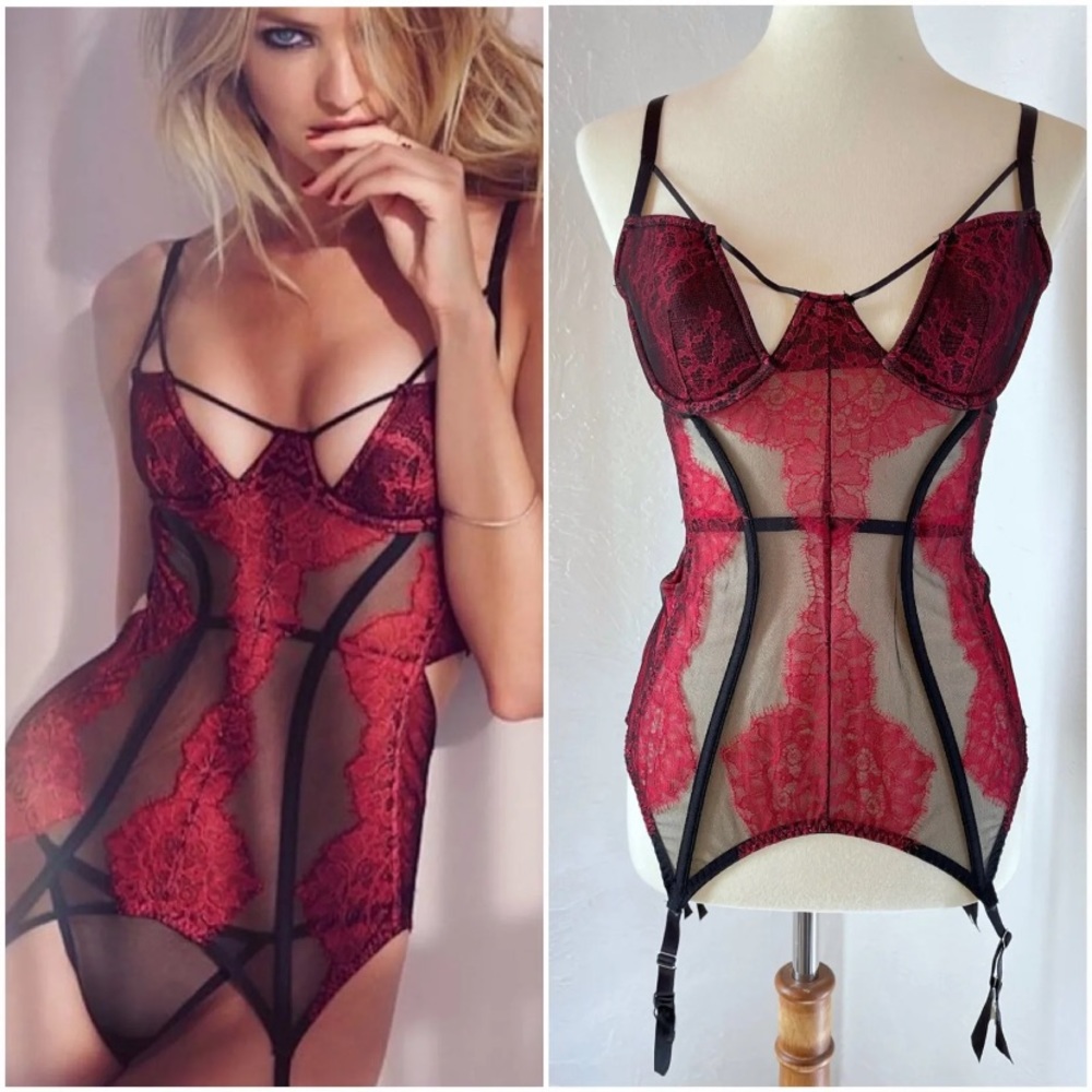 Victoria’s Secret NWT lace bustier size 34c